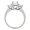 0.72 ct. Princess Cut 3 Stone Ring, F-G, VS2 #2