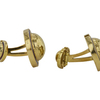 David Webb Cufflinks 18K Yellow Gold and Enamel, Not Authenticated #4