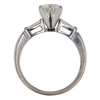 1.01 ct. Round Cut Bridal Set Ring, K, SI1 #4