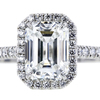 1.70 ct. Emerald Cut Halo Tiffany & Co. Ring, F, VVS2 #4
