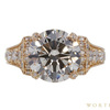 4.01 ct. Round Cut Solitaire Cartier Ring, K, Faint Brown, SI2 #1