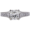 1.36 ct. Radiant Cut Solitaire Ring, H, SI1 #3