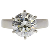 2.84 ct. (O-P) Round Cut Solitaire Ring #3