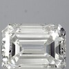 1.51 ct. Emerald Cut Halo Ring, F, VS1 #1