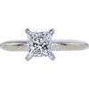 1.02 ct. Princess Cut Solitaire Ring, F, SI1 #3