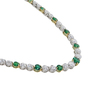 Tiffany & Co. 18k and Platinum Diamond and Emerald  Victoria Riviera Necklace. #2